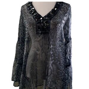 Beautiful snake prints top size L Fariy